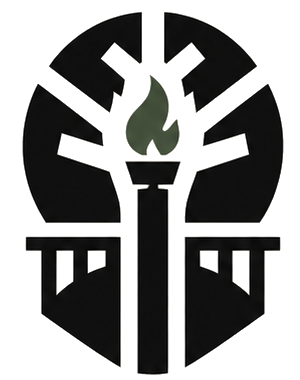 CoachRM torch, tree, and bridge icon